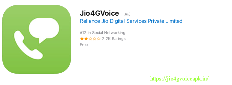 Jio4GVoice for iOS
